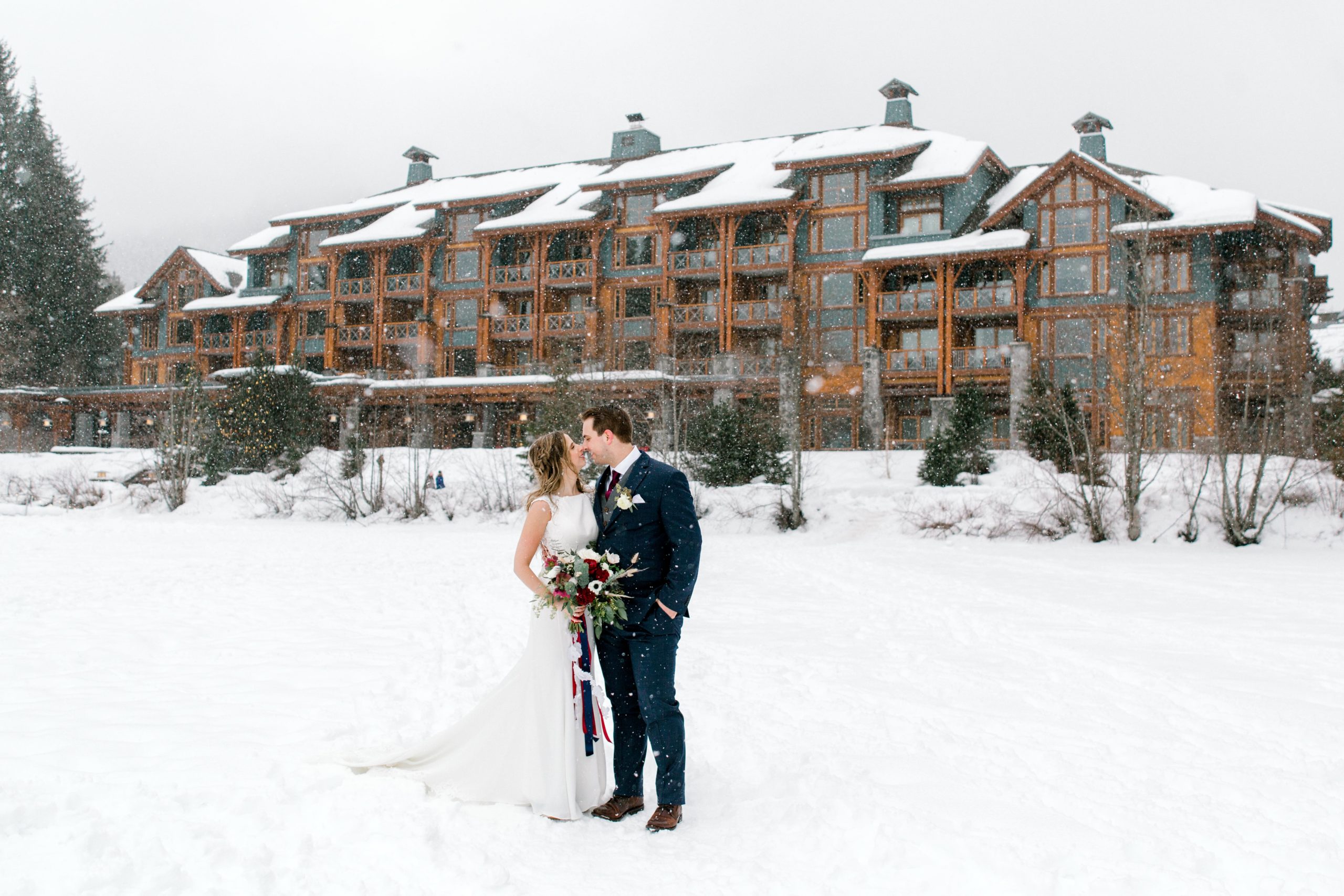 Winter wedding at Nita Lake Lodge