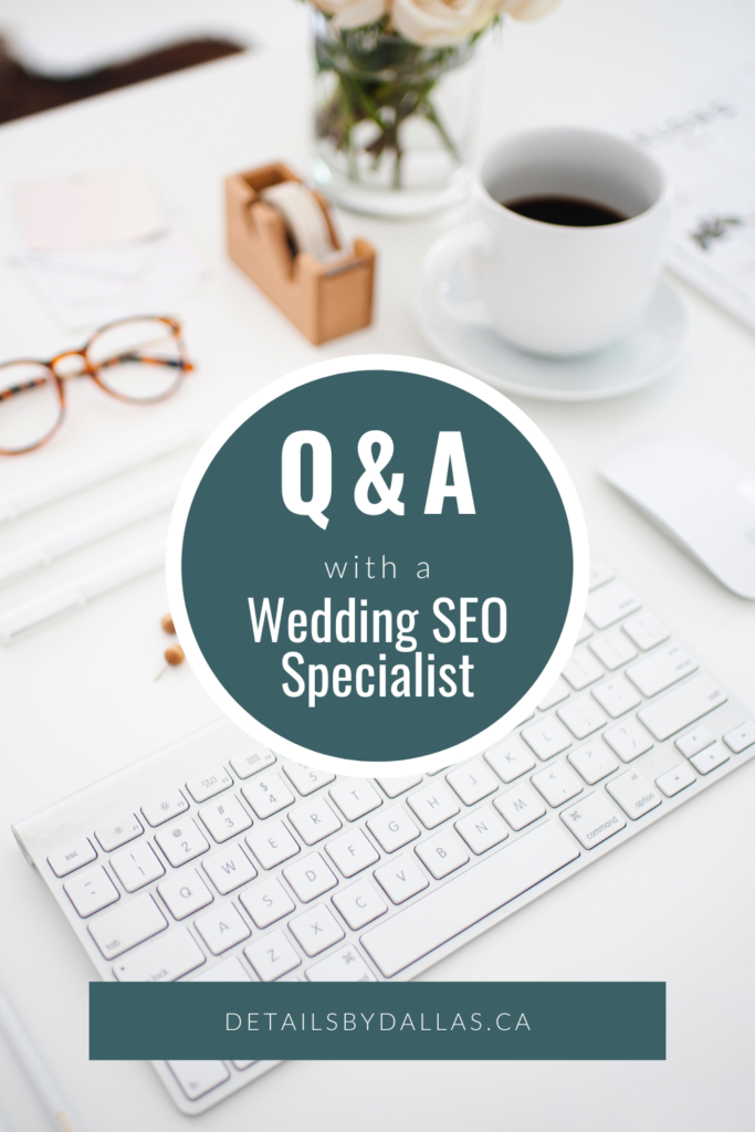 Digital marketer for wedding pros interviews wedding SEO specialist