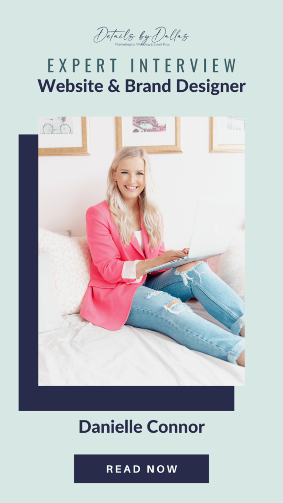 brand designer in pink blazer on bed